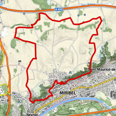 Miribel - Église Saint-Didier de Neyron - L'auberge de Saint-Didier - La madone