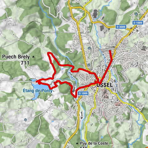 Ussel - Église Saint-Martin - Brasserie Du Lac