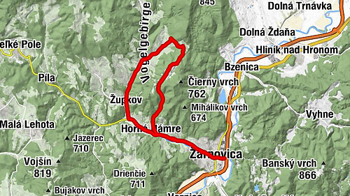 Žarnovica - Kabina - Kostol Nanebovzatia Panny Márie