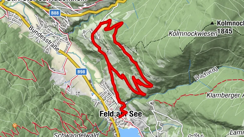 Percorso Klamberg | percorso nock/bike 21