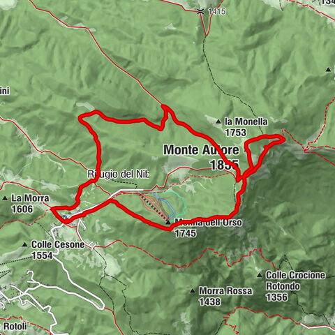 Campo dell'Osso - Il capriolo - Monte Autore - Monna dell'Orso