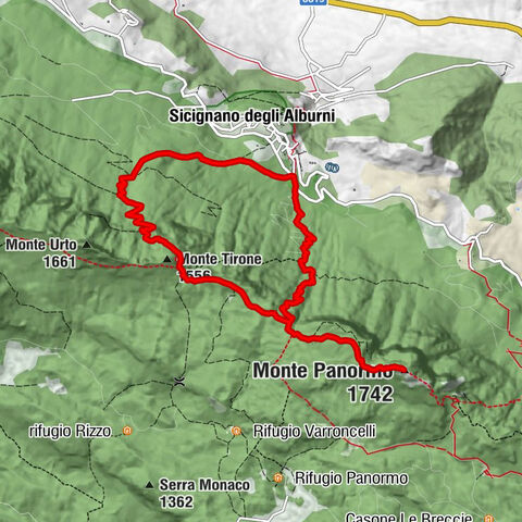 Sicignano degli Alburni - Monte Panormo - Monte Tirone
