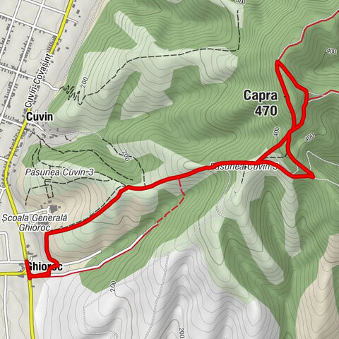 Biserica Catolică - Biserica Reformată - Ghioroc - Capra