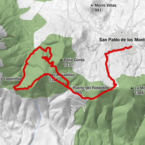 La Sierra - San Pablo de los Montes - Puerto del Robledillo - Las Majadillas