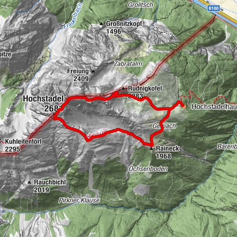 Escursione in vetta al Hochstadel