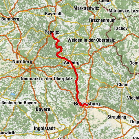 Radtour Bayerische Eisenstraße