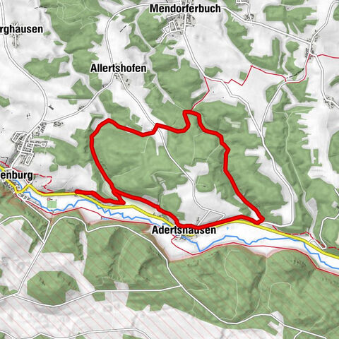 Toskana-Schlaufe am Jurasteig