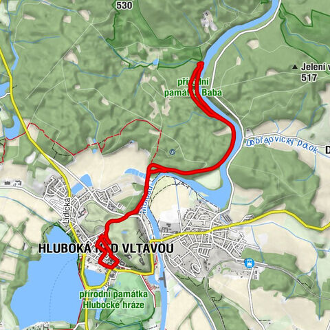 Hluboká nad Vltavou - Baba - U Kampanovky - svatý Jan Nepomucký