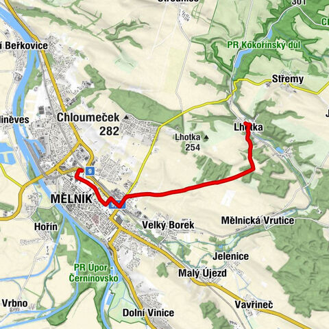 Mělník - Lhotka