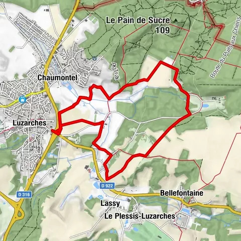 Circuit La Biche - Hérivaux - Thimécourt
