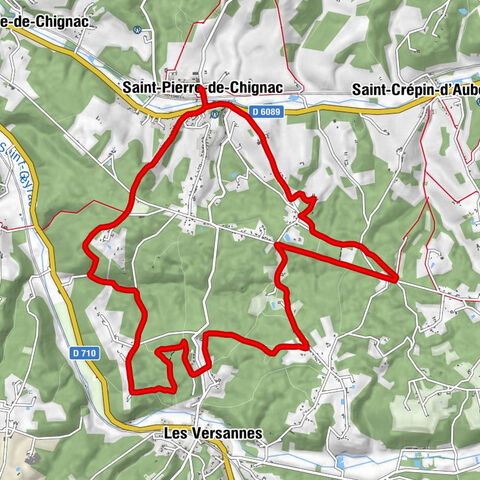 Le Saint-Pierre - Les Guichoux - Puy d'Andrimond - Saint-Pierre-de-Chignac