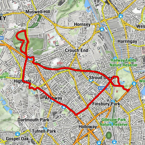Ilford - Highgate School Chapel - Archway Methodist Church - The Parish Church of St John the Evangelist