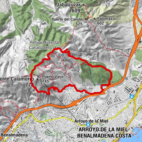 Benalmádena - Arroyo de la Miel-Benalmádena Costa - Puerto de las Ovejas - Torremolinos