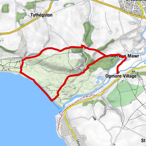 Ogmore Village - Bridgend - Merthyr Mawr