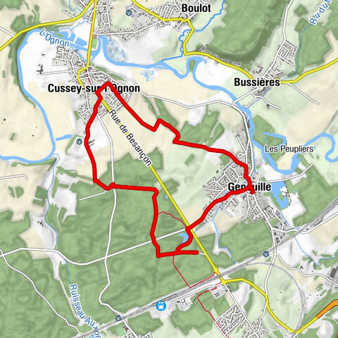 Geneuille - Lotissement du Rond Bouchet - Lotissement Vergers Rabolin - Lotissement Val de Cussey