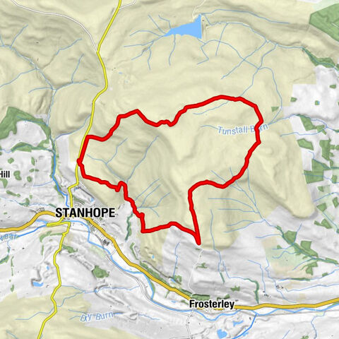 Muggleswick - Collier Law - Fatherley Hill Currick - Crawleyside