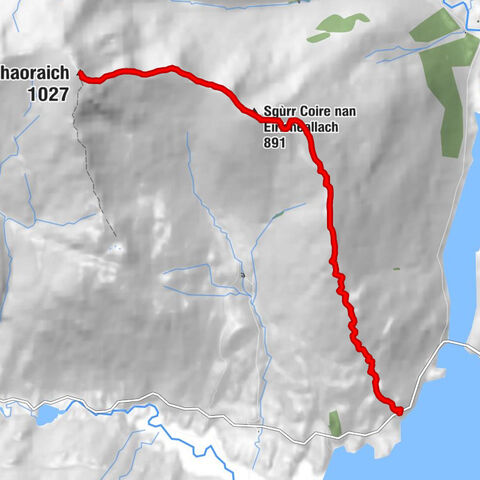 Highland - Sgùrr Coire nan Eiricheallach - Sgùrr a' Mhaoraich