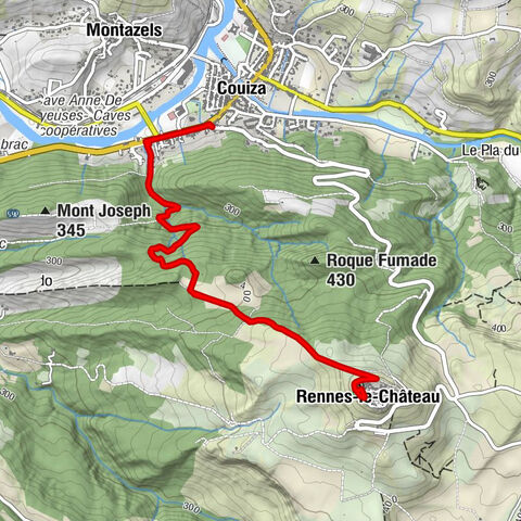 Couiza - Belviere - Le Jardin de Marie - Église Sainte-Marie-Madeleine