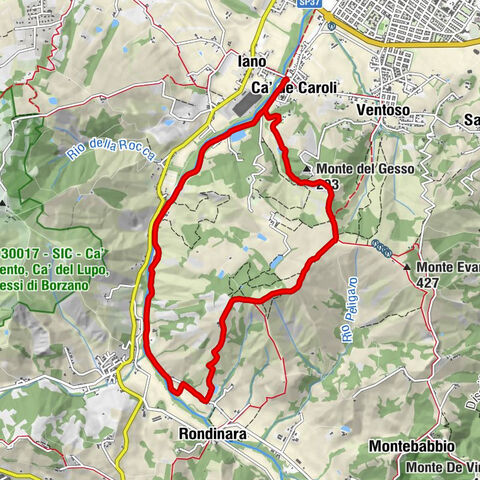 Scandiano - Iano - Mazzalasino - Ca' de Caroli
