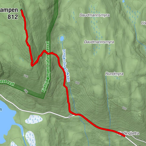 Gjødingsetra - Fjellsjøkampen