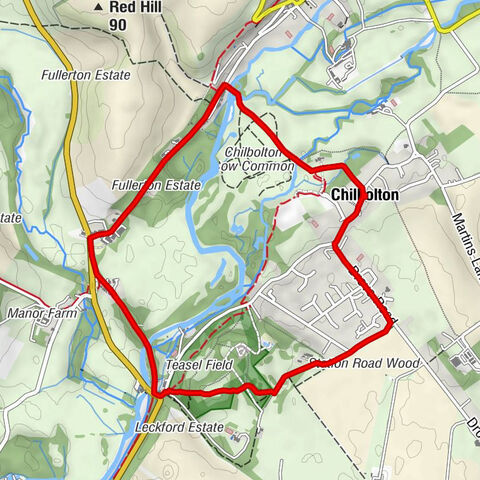 Chilbolton - Fullerton - Cottonworth - Wherwell