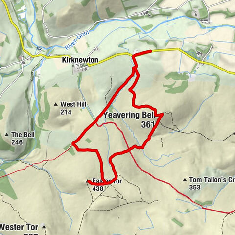 Kirknewton - Old Yeavering - Yeavering Bell - Easter Tor