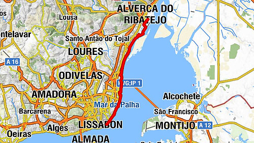Lisboa - Sacavém - Póvoa de Santa Iria - Alverca do Ribatejo