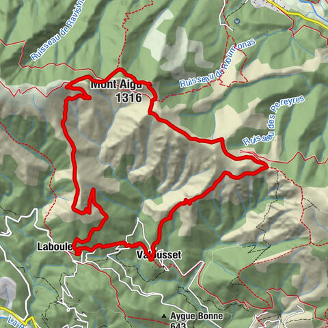 Valousset - Mont Aigu - Laboule - Valos