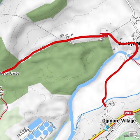 Ogmore Village - Bridgend - Merthyr Mawr