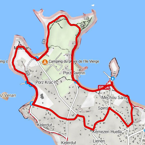 Plouguerneau - Meledan - Porz Gwenn - Porz Krac'h