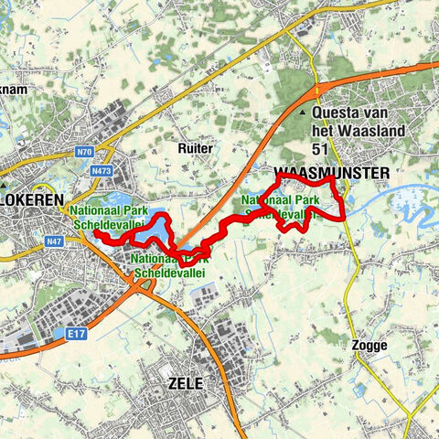 Waasmunster - Heilige Barbarakapel - Sint-Jozefskapel - Onze-Lieve-Vrouwekerk
