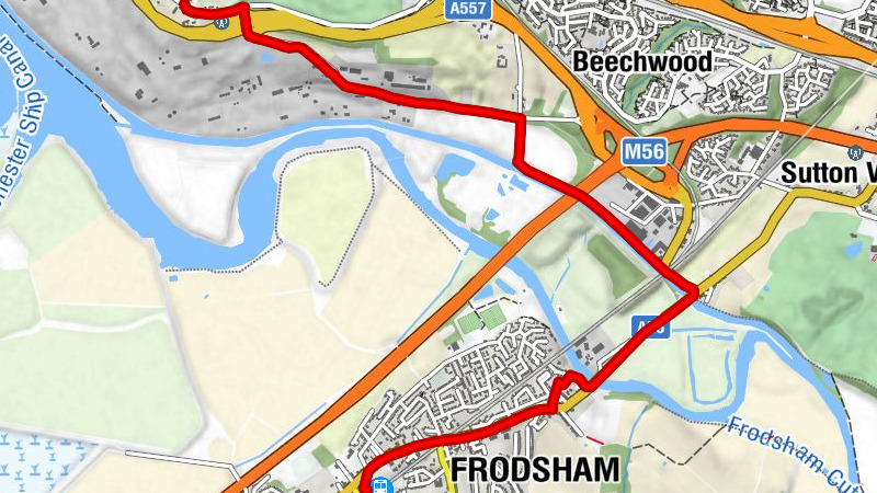 Weston - Warrington - Frodsham