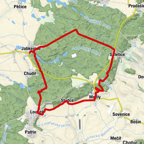 Jabkenice - Hostinec u Terezky - Seletice - svatý Václav