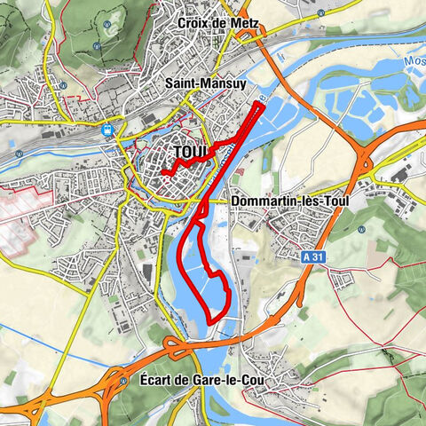 Quartier Gourmand - Collégiale Saint-Gengoult - Toul - Sorties des Eaux