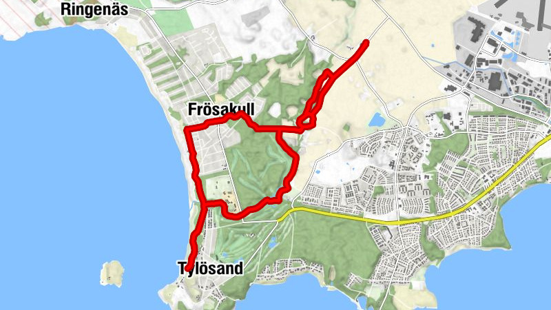 Mjällby - Frösakull - Tylösand