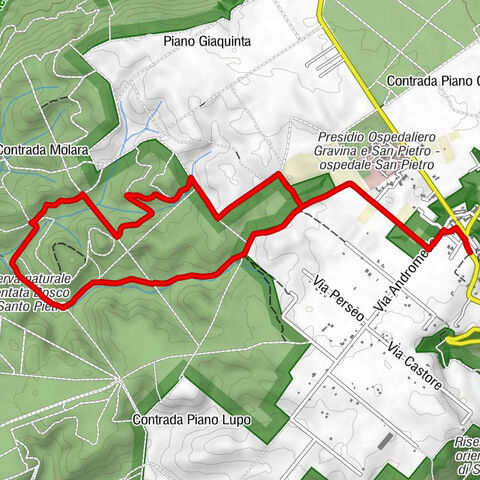 La Pineta - Chiesa dei Santi Pietro e Paolo - Santo Pietro - Fontana del Cacciatore