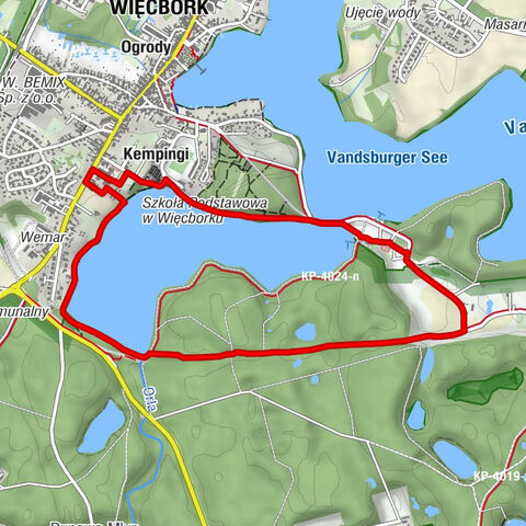 Więcbork - Kempingi