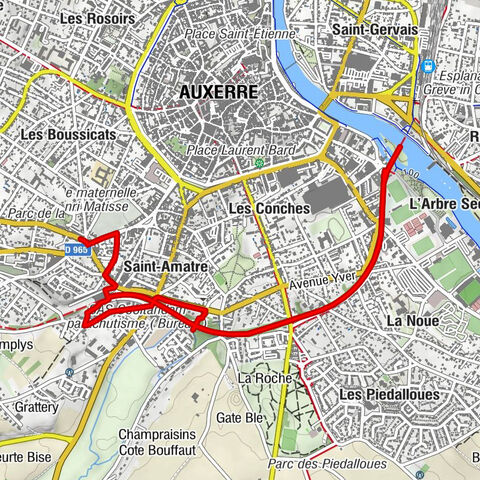Auxerre - Saint-Amatre - Saint-Julien