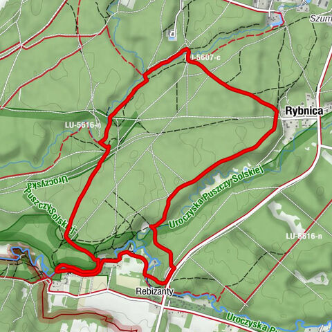 Huta Szumy - Szumy na Tanwi - Rybnica