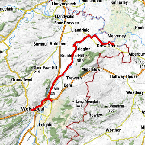 Bronybuckley - Welshpool - St Mary's Church - Bausley with Criggion