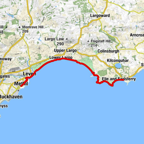 Methil - Leven - Kincraig Hill - Elie