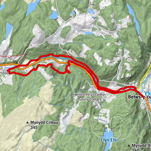 Betws-y-coed - Pont y Pair Inn - Swallow Falls - Bryn Mawr