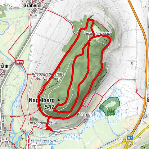 Treuchtlingen - Lehleinsmühle - Weinbergshof - Nagelberg