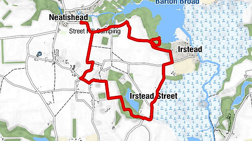 Neatishead - Barton Broad Boardwalk - Irstead - Irstead Street