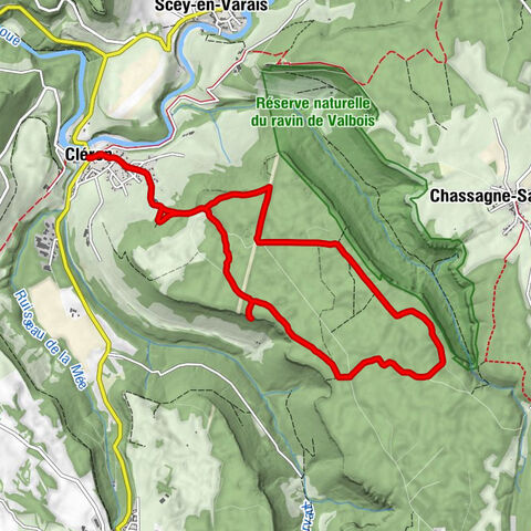 Cléron - Belvédère Rocher du Moine