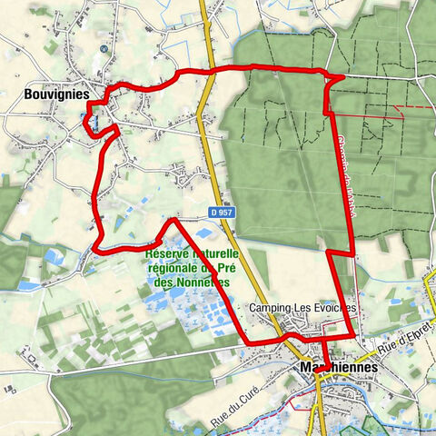 Marchiennes - Église Saint-Maurice - Bouvignies - Le Colvert