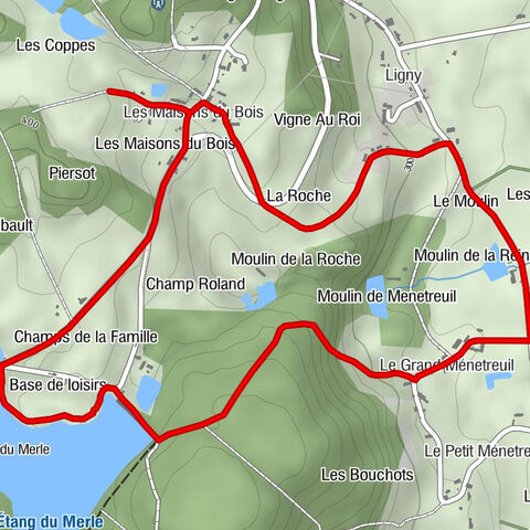 Crux-la-Ville - Les Maisons du Bois - Le Grand Ménetreuil - Ligny