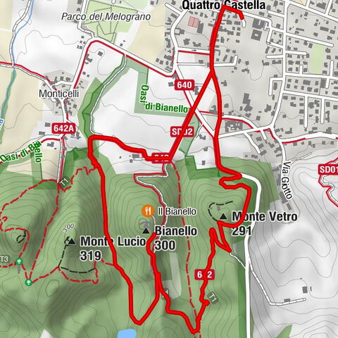 Quattro Castella - Monte Vetro - Bianello