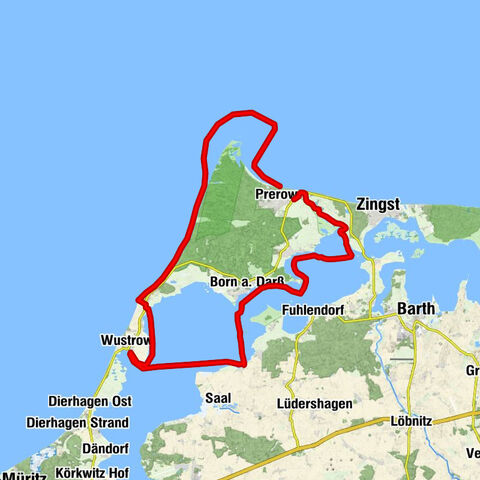 Krabbenort - Barnstorf - Althagen - Ahrenshoop