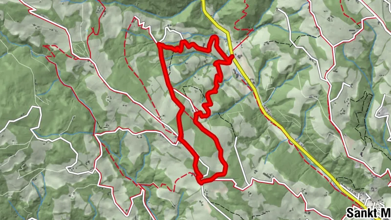 Percorso ad anello Bad Weißenbach-Forst-Bad Weißenbach-numero sentiero 1b, 1c